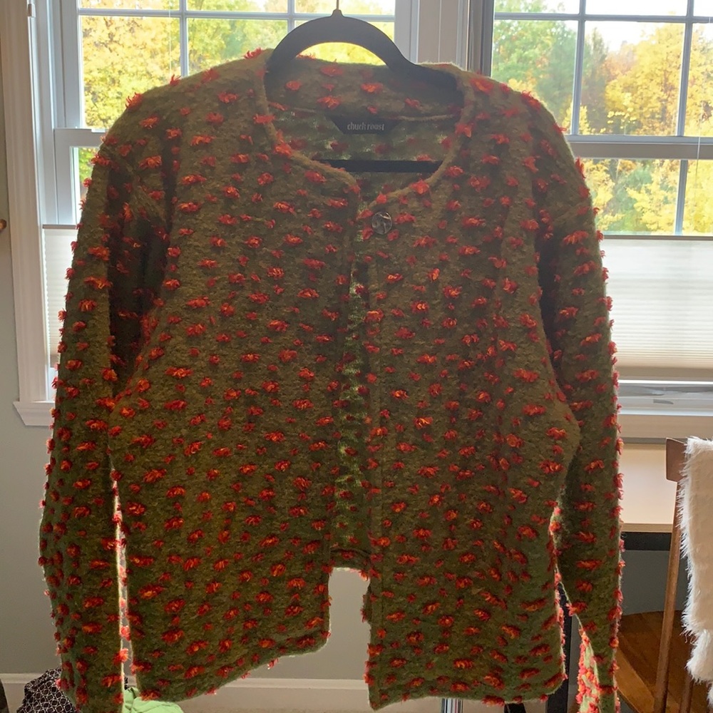Unique sweater jacket